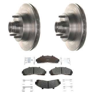Raybestos® BNDL-1269-31018239 - R-Line™ Plain Front Brake Kit with Semi-Metallic Pads