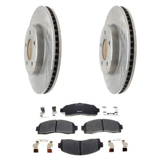 Raybestos® - R-Line™ Plain Front Brake Kit with Ceramic Pads