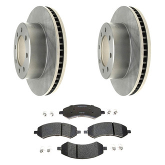 Raybestos® BNDL-1269-31018281 - R-Line™ Plain Front Brake Kit with Semi-Metallic Pads