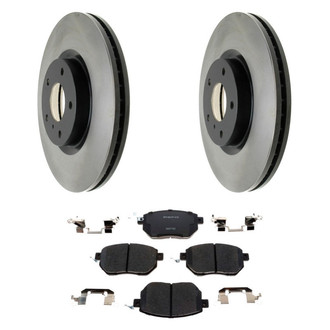 Raybestos® - R-Line™ Plain Front Brake Kit with Ceramic Pads
