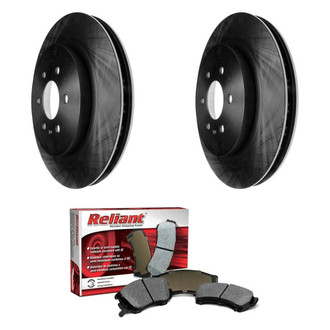 Raybestos® - R-Line™ Plain Rear Brake Kit with Semi-Metallic Pads