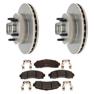 Raybestos® BNDL-1269-31018401 - R-Line™ Plain Front Brake Kit with Semi-Metallic Pads