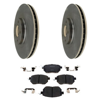 Raybestos® - R-Line™ Plain Front Brake Kit with Ceramic Pads