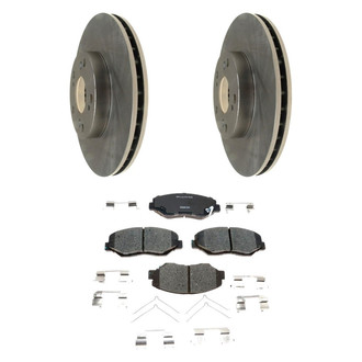 Raybestos® - R-Line™ Plain Front Brake Kit with Ceramic Pads