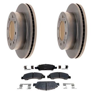 Raybestos® - R-Line™ Plain Front Brake Kit with Ceramic Pads