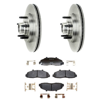 Raybestos® - R-Line™ Plain Front Brake Kit with Ceramic Pads