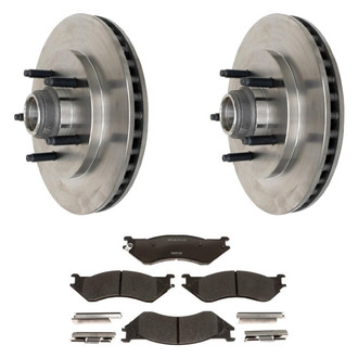 Raybestos® - R-Line™ Plain Brake Kit with Ceramic Pads