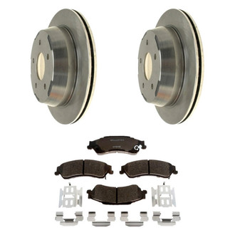 Raybestos® - R-Line™ Plain Rear Brake Kit with Ceramic Pads