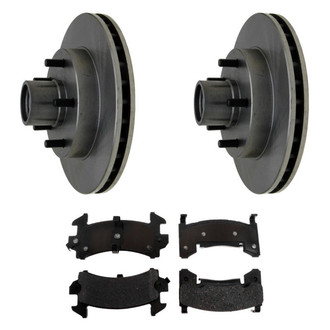 Raybestos® - R-Line™ Plain Front Brake Kit with Ceramic Pads