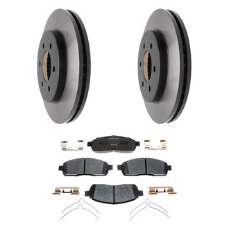 Raybestos® - R-Line™ Plain Front Brake Kit with Ceramic Pads