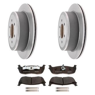 Raybestos® - R-Line™ Plain Rear Brake Kit with Ceramic Pads