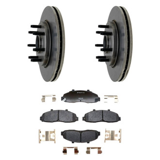 Raybestos® - R-Line™ Plain Front Brake Kit with Ceramic Pads