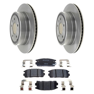 Raybestos® BNDL-1269-31018814 - R-Line™ Plain Rear Brake Kit with Ceramic Pads