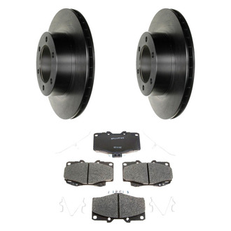 Raybestos® - R-Line™ Plain Front Brake Kit with Ceramic Pads