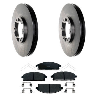 Raybestos® - R-Line™ Plain Front Brake Kit with Ceramic Pads