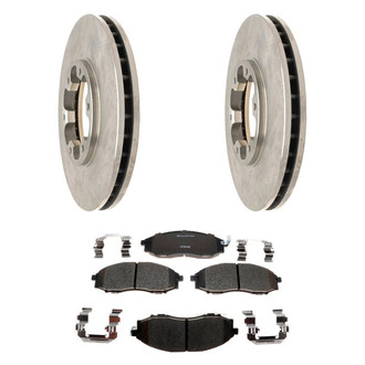 Raybestos® BNDL-1269-31018862 - R-Line™ Plain Front Brake Kit with Ceramic Pads