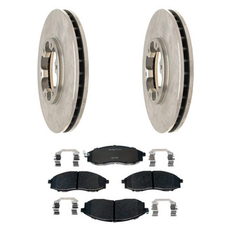 Raybestos® - R-Line™ Plain Front Brake Kit with Semi-Metallic Pads