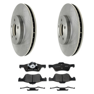 Raybestos® - R-Line™ Plain Front Brake Kit with Ceramic Pads