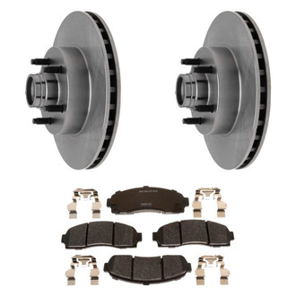 Raybestos® BNDL-1269-31019007 - R-Line™ Plain Front Brake Kit with Semi-Metallic Pads