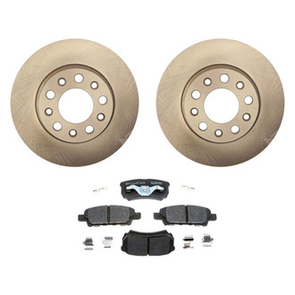 Raybestos® - R-Line™ Plain Rear Brake Kit with Ceramic Pads