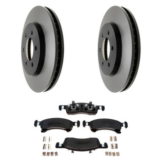 Raybestos® - R-Line™ Plain Front Brake Kit with Ceramic Pads