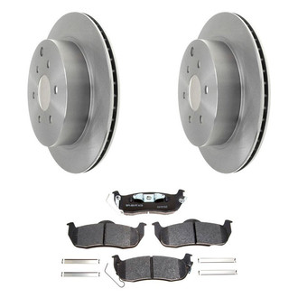 Raybestos® - R-Line™ Plain Rear Brake Kit with Ceramic Pads