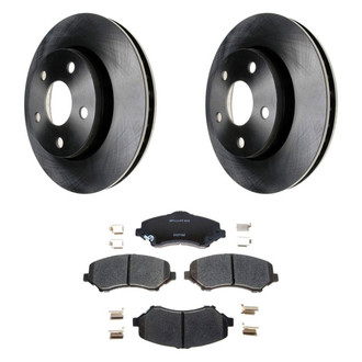 Raybestos® - R-Line™ Plain Front Brake Kit with Ceramic Pads