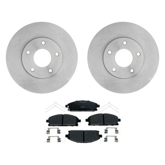 Raybestos® - R-Line™ Plain Front Brake Kit with Ceramic Pads