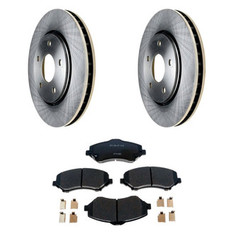 Raybestos® - R-Line™ Plain Front Brake Kit with Ceramic Pads