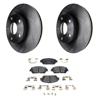 Raybestos® - R-Line™ Plain Front Brake Kit with Ceramic Pads