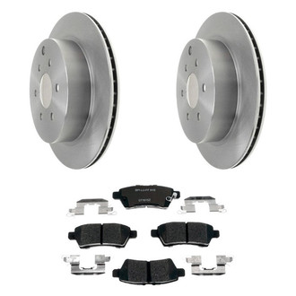 Raybestos® - R-Line™ Plain Rear Brake Kit with Ceramic Pads