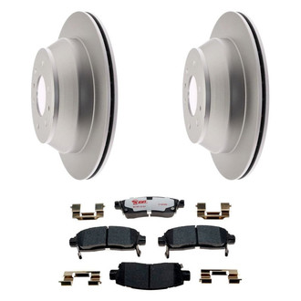Raybestos® - Element3™ Plain Rear Brake Kit with Hybrid Pads