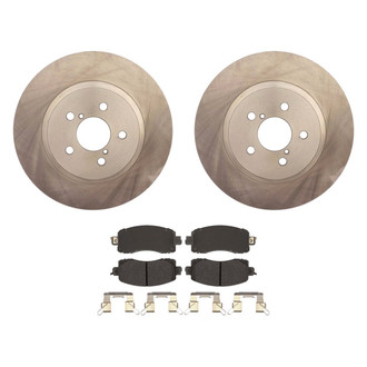 Raybestos® - R-Line™ Plain Front Brake Kit with Ceramic Pads