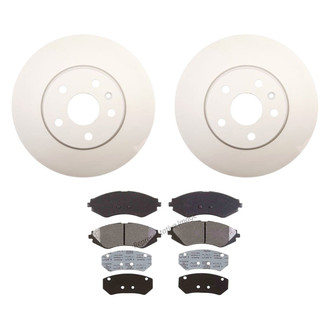 Raybestos® - Element3™ Plain Front Brake Kit with Hybrid Pads