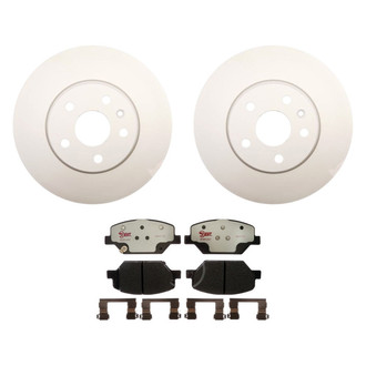 Raybestos® - Element3™ Plain Front Brake Kit with Hybrid Pads