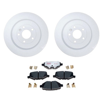 Raybestos® BNDL-1269-31019436 - Element3™ Plain Rear Brake Kit with Hybrid Pads