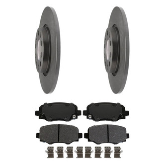 Raybestos® - R-Line™ Plain Rear Brake Kit with Ceramic Pads