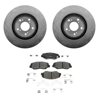 Raybestos® - R-Line™ Plain Front Brake Kit with Ceramic Pads