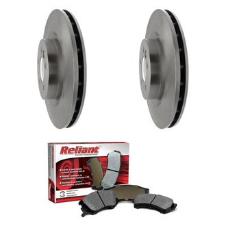 Raybestos® - R-Line™ Plain Front Brake Kit with Semi-Metallic Pads