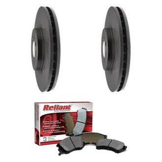Raybestos® - R-Line™ Plain Front Brake Kit with Semi-Metallic Pads