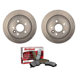 Raybestos® - R-Line™ Plain Rear Brake Kit with Semi-Metallic Pads