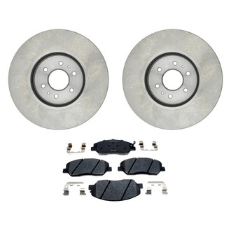 Raybestos® - R-Line™ Plain Front Brake Kit with Ceramic Pads