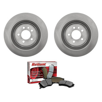 Raybestos® - R-Line™ Plain Rear Brake Kit with Semi-Metallic Pads