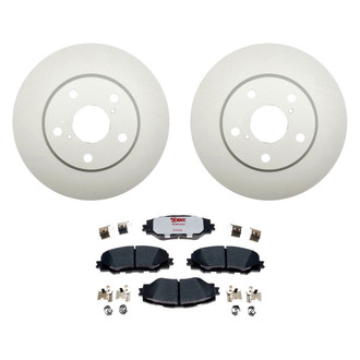 Raybestos® - Element3™ Plain Front Brake Kit with Hybrid Pads