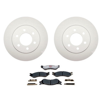 Raybestos® - Element3™ Plain Front Brake Kit with Hybrid Pads