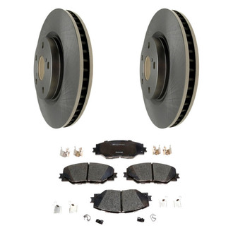 Raybestos® - R-Line™ Plain Front Brake Kit with Ceramic Pads