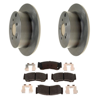 Raybestos® BNDL-1269-31020320 - R-Line™ Plain Rear Brake Kit with Ceramic Pads