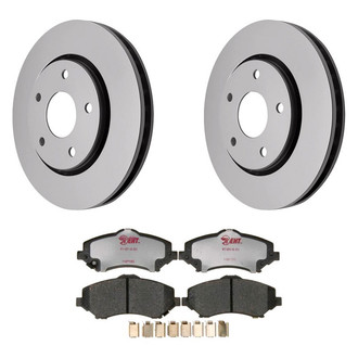 Raybestos® - Element3™ Plain Front Brake Kit with Hybrid Pads