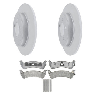 Raybestos® - Element3™ Plain Rear Brake Kit with Semi-Metallic Pads