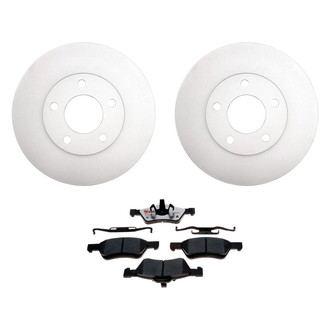 Raybestos® - Element3™ Plain Front Brake Kit with Hybrid Pads